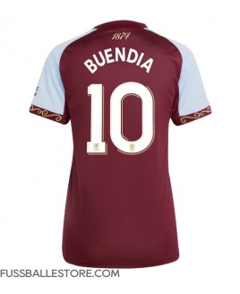 Günstige Aston Villa Emiliano Buendia #10 Heimtrikot Damen 2025-26 Kurzarm